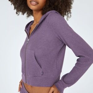 Tna Waffle Zip Up Hoodie